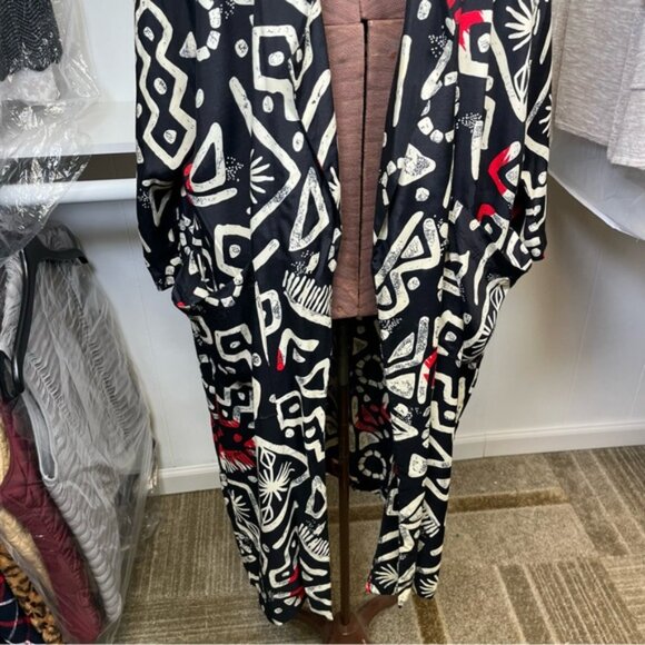 Vintage 1980's Forenza Oversized Longline Duster Jacket Kimono Topper - Picture 11 of 15